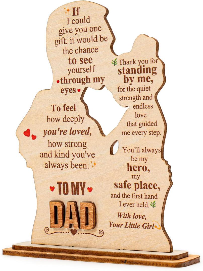 5 x Dad Gifts Best Dad Ever Gifts, Valentines Fathers Day Dads Gift for Dads from Daughter or Son, Dadd Birthday Gift,Golf Dog Bonus Dadd Father in Law Gift