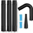 Sealegend Gutter Cleaning Tools for 2-1/2 in. Wet/Dry Vacuum Cleaner, Shop Vacuum Hose Attachments for Cleaning or Blowing Debris from Gutters, 2-1/2 in. Upgrade Lockout Design Shop Vac Accessories (5 feet)