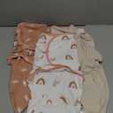 GLLQUEN BABY 3-Pack Organic Baby Swaddle Sleep Sacks for Newborn - Baby Swaddles 0-3 Months, Newborn Swaddling Sack, Rainbow & Sun, Infant Swaddle Blanket Wrap (Small/Medium)