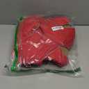 Lelepet Warm Dog Coat Waterproof Dog Jacket Reflective Fleece Vest with Adjustable Buckle Hook & Loop, Windproof Winter Jacket Dogs Coats for Small Medium Large Dogs, Red, XL