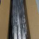 Mahjong All-in-One Tile Rack & Pusher, Clear Acrylic Mahjong Rack and Pusher Combo, Modern American Mahjong Tile Racks, Set of 4, Black (17.72 inches)