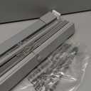 LazBlinds No Tools No Drill 1" Vinyl Mini Blinds, Cordless Blinds for Windows, Light Filtering Horizontal Window Blinds & Shades, 28" W x 64" H, Grey