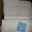 White Medium Bath Towels 24x48 Pack of 6 | Soft, Thick & Quick-Dry | Highly Absorbent 100% Carded Ring Spun Cotton Towels for Bathroom, Spa, Home, Hotel and Air BnB Use (24x48- Pack of 6)