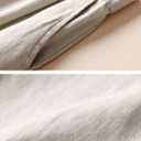 Women's 100% Linen Wide Leg Pants Summer Casual Cropped Palazzo Beach Pants Outfits 2025 Trendy (Beige)