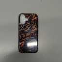 Jusy Compatible with MagSafe Brown Tortoise Shell Print Phone Case for iPhone 17, Amber Trendy Luxury Magnetic Soft TPU and Hard PC Protective Phone Cover for Women Girls - Turtle Shell