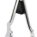 22 Backrest Sissy Bar Detachable w/pad Replacement for CVO Road Glide Street Touring Road King 2009-2021 Sliver