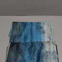 Emvency Pack of 2 Valances Window Treatments Turquoise Abstract Modern Art Blackout Drapes Adjustable Curtain for Windows Living Room Kitchen Over Sink 12x52 Rod Pocket Valances