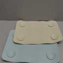 KeaBabies 2pk Silicone Placemats for Toddlers,Kids - 12x9 Non Slip Suction Baby Silicone Placemat for Restaurants,Dining Table,Travel,Easy to Clean,Food Grade/BPA-Free,Small Baby Table Mat(Pastel Sky)