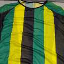 XZLUFNY Womens Colorful Stripe Fishnet Beach Dress Bikinis Swimwear Cover Ups (XXL)