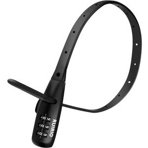 Zip Tie Lock Adjustable Cable Lock for Kids Bike, Helmet, Closet, Pantry, Fridge, Scooter, Cabinets, Drawers, Gates, Fences, Toolboxes, Bike Rack, 1 Pack (Black)