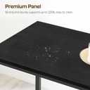 YATINEY 70.8" Long Bar Table, Counter Bar Height Table, High Top Table, Rectangular Hightop Bar Pub, for Kitchen, Living Room, Entryway, Black BT08BB