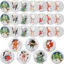 28 Pcs Light up Yo Yo Ball Bulk Christmas Yo Yos Plastic Responsive Bearing Ball for Kids Beginner Level Birthday Christmas Party Favors Goodie Bag Filler