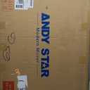 ANDY STAR Brushed Gold Mirrors for Bathroom, 24x36 Rounded Rectangle Mirror, Modern Brass Bathroom Vanity Mirror Non-Rusting Metal Tube Framed 1 Deep Wall-Mounted Mirrors Vertical/Horizontal