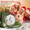 2 x Miscarriage Christmas Ornament 2025  Angel Baby Remembrance Gift for Mothers, Parents, Sympathy Memorial Ornament for Loss of Child or Infant  Be with Jesus Wooden Condolence Ornament Hanging Decor