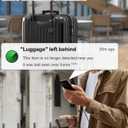 Air Tracker Tags 4 Pack Key Tracker Works with Find My (iOS only), Luggage Tracker, Tag Locator for Keys, Backpack, Wallet, Replaceable Battery, Waterproof