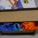 3-Tier Toddler Puzzle Race Cars Track Toys for Kids Age 3-5 5-8, 59PCS Puzzles Car Track Set Includes 2 Cars and Rich Road Signs, Educational Birthday Gifts for Kids, Boys and Girls