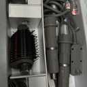 Shark FlexFusion Hair Dryer with Fusion Hair Brush, Ceramic Air Styler with Auto-Wrap Hair Curlers & Concentrator, Ceramic Plates, Metallic Mist HD641