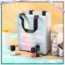 Sinload 12pcs Iridescent Holographic Gift Bags, Bachelor Party Supplies Bachelorette Bridal Shower Bag Reusable with Handles for Bridal Party Favors, Wedding Welcome Favors