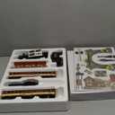 Train Set for Kids, Remote Control Locomotive Engine Under Christmas Tree, Electric Model Train W/Carriages and Long Tracks, Train Toy Gift for Boys Girls Age 4-12