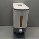 22-25 Lbs Rice Dispenser, Large Cereal Dry Food Storage Containers with Measuring Cup,BPA-Free Household for Kitchen Pantry Organization-Grey