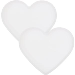 Shapenty 4Inch Resin Heart Coaster Molds Silicone Epoxy Molds for Resin Casting Bowl Mat Trays Valentine’s Day Wedding DIY Home Decoration Crafting Projects (2)