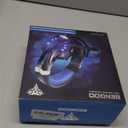 BENGOO G9000 Stereo Gaming Headset for PS4 PC Xbox One PS5 Controller, Noise Cancelling Over Ear Headphones with Mic, LED Light, 7.1 Surround Sound, Soft Memory Earmuffs for Nintendo Xbox Series X|S (Blue)