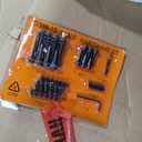 Signature Design by Ashley Caitbrook Rustic Rectangular Counter Height Dining Table, Storage, Seats 4, 2 Fixed Shelves, Wood, 60" W x 30" D x 36" H, Dark Gray