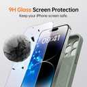 2 x for iPhone 16 Pro Max Case with 2 Screen Protectors - Compatible with Magsafe - Upgraded Camera Protection - Liquid Silicone Protective Phone Case 6.9" for Men, Women,Girls - Porcelain Blue