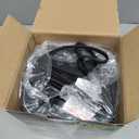 Small Portable Space Heater for Indoor Use - VOCRS 1500W PTC Electric Heater with Thermostat, Remote Control, 12H Timer, Eco and Fan Mode, Rapid and Safe Heating for Bedroom, Office