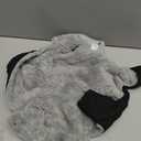 Dog Coat Pet Apparel Jumpsuit Windproof Cold Weather Coat 4 Legs Sports Jacket Warm Winter Thick Clothes Snow Proof Coat Cotton Dog Coat for  Dog Cat Black M (Medium (Back length: 8.7 inches))