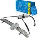 PHILTOP 741-742 Front Left Driver Side Power Window Regulator with Motor Compatible with Honda Civic 2001 2002 2003 2004 2005 Replace OE 72250S5DA06, 741742, 72250S5DA05, 72250S5DA04, (4 Pins)