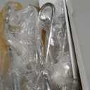 Shower Door Towel Hooks (2-Pack), 9"~13" Length Adjustable Hook for Framed & Frameless Over The Door Glass, Squeegee Holder, Towels Hanger for Bath Suits Rozer Robes Loofahs Shavers, Silver