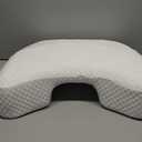 Side Sleeper Pillow with Arm Hole, Shoulder Relief System, Arm Pillow for Neck and Shoulder Pain, Premium Memory Foam, Suitable for Side, Back and Stomach Sleepers - White (6in Height)