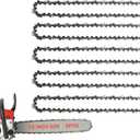 5 Pack 16 Inch Chainsaw Chain 3/8" LP Pitch .050" Gauge 56 Drive Links Fits Echo, Homelite, Craftsman, Poulan, McCulloch, Ryobi, Husqvarna, Greenworks and more