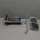 French Fry Cutter, Stainless Steel Potato Cutter with 1/2 Inch, 3/8 Inch and 1/4 Inch Blades (Manual Cutter, 1/2 '' & 3/8 '' & 1/4 '' Blade)