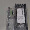 Dog Leash Holder for Wall, Dog Leash Hooks, Pet Stuff Organizer with Shelf Storage, Metal Key Holder, Leash Hangers Organizer Rack for Pet Collar, Toys, Treats, Poop Bag (Black)