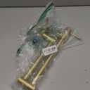 HAIYUNDA Pot Filler Folding Faucets,Wall Mount Pot Filler Kitchen Faucet Solid Brass,Swing Arm Folding Brushed Gold Modern Kitchen Sink Faucet Folding Stretchable with Single Hole Two Handles