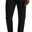 PJ PAUL JONES Mens Dress Pants 4-Way Stretch Tapered Trousers Extended Waist Dress Pant Casual Golf Pants, Large