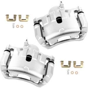 cciyu Front Left & Right Brake Calipers Assembly w/Bracket 19B6790 19B6791 For Hyundai For Elantra GT/For Veloster,For Kia For Forte/For Forte Koup/For Forte5