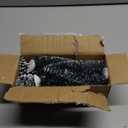 KVCSYAW 16 PCS Christmas Figurine Village Accessories, Mini Street Light Models with Brush Trees, Miniature Christmas Pathway Street Lamps Lantern Post for DIY Micro Landscape Fairy Garden