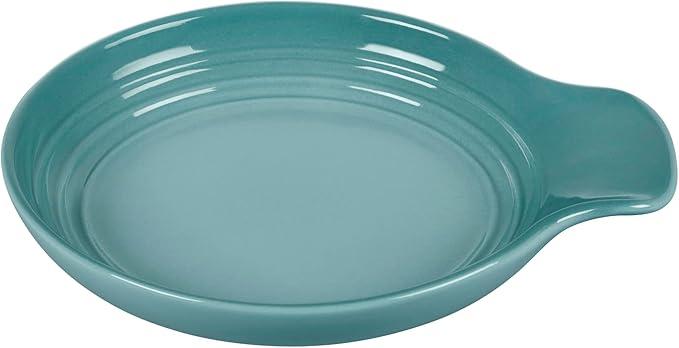 Le Creuset Signature Stoneware Spoon Rest, 6 Inches, Oyster