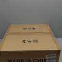 Low Profile Ceiling Fans with Lights, 20" Flush Mount Ceiling Fan with Light, Boho Bladeless with 6 Speeds, Rattan Remote Control for Bedroom, Nursery, Living Room