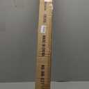 Double Curtain Rods Brushed Nickel, Double Drapery Rod 36-72 Inch, Heavy Duty 1 Inch Front and 5/8 Inch Diameter Back Adjustable Dual Curtain Rod with Cap Finials