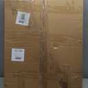 25 Panels Decorative Garden Fence, 50ft X 32in Rustproof Metal Animal Barrier Fence, No Dig Fence Garden Fence, Arched Flower Bed Edging Ornamental Wire Border Fencing for Outdoor Yard, Patio Decor (Black)