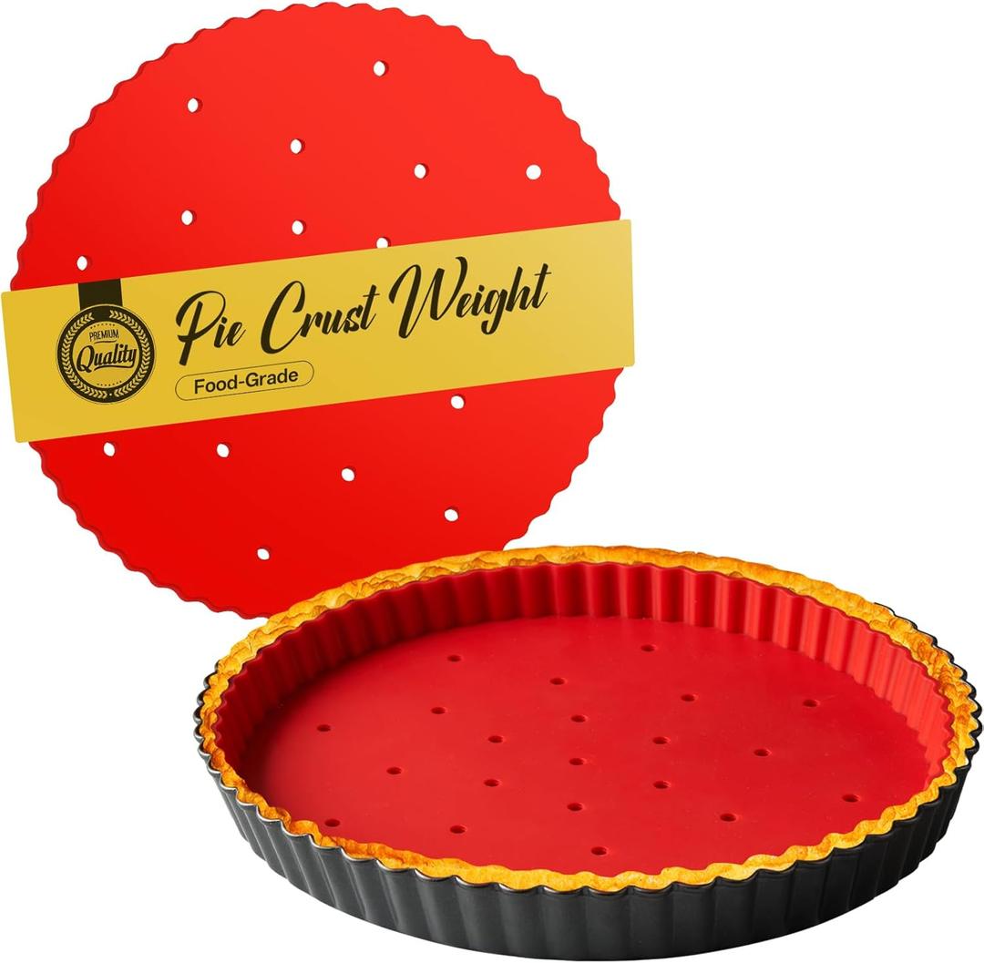 Pie Weights for Blind Baking 9" Tart Pan, Silicone Pie Weight for Baking Crust, Reusable Pies Crust Weights – for Pies/ Tart/ Quich– Food-Safe, Dishwasher Safe – Designed Exclusively for 9 in. Tart Pan