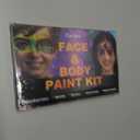 Face Painting Kit for Kids - 18 Vibrant Colors, Stencils & Brushes | Safe, Non-Toxic & Washable for Kids & Adults | Perfect for Halloween, Birthday Parties & Festivals