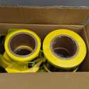 XFasten Yellow Caution Tape Roll Bulk, 3 in x 1000 ft (6-Pack), Thick and Durable Yellow Safety Tape for Barricades, Construction, Warning, and Hazard Areas  Easy to Loop, Weatherproof, Non-Fading