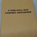 Delamu 2-Tier Multi-Purpose Bathroom Under Sink Organizers and Storage, Stackable Kitchen Pantry Organization, Pull Out Medicine Cabinet Organizer with Movable Dividers, White, 2 Pack