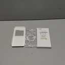 Rectangle Case for iPhone 17 Case for Women Girls [Compatible with Magsafe] Cute Translucent Pearl Pattern Design, Aesthetic Girly Magnetic Protective Phone Cover, White