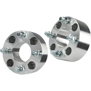 WFLNHB 2pcs Golf Cart Wheel Spacers 2 inch 4x101.6mm Hub Bore: 62mm Thread Size: 1/2x20 Silver Replacement for Golf Carts